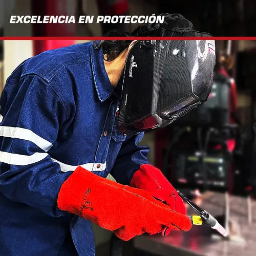 Camisola Para Soldador Mezclilla Reflejante 100% Algodon Azul RED FORCE