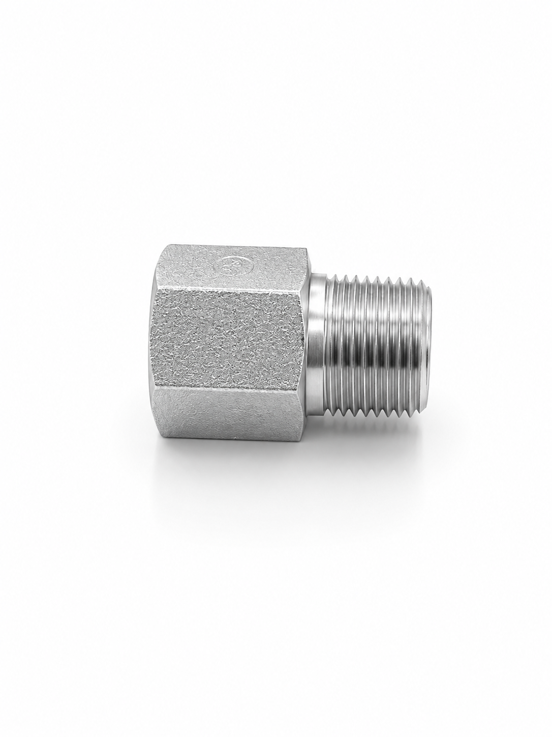 Adaptador NPT Macho 3/8" x O-Ring Hembra 1/4" (ORB) Hidraulico