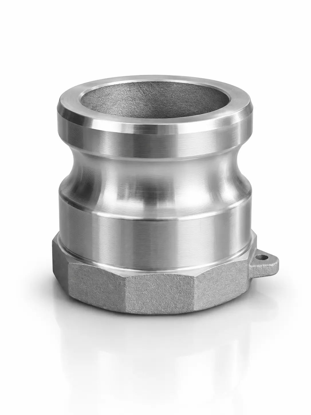Conector Camlock Tipo A G400-A-AL macho 4" x rosca hembra NPT de 4" RLC