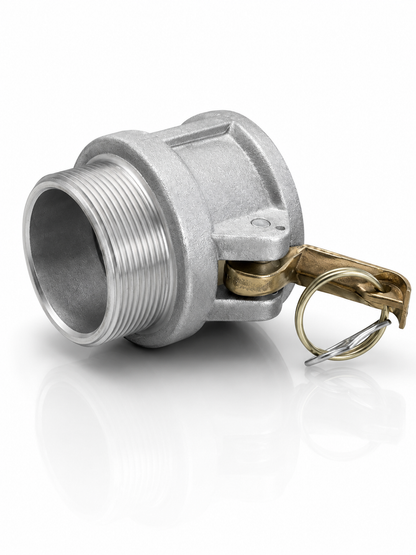 Conector Camlock Tipo B G200-B-AL hembra de 2" x rosca macho NPT de 2"