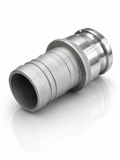 Conector Camlock Tipo E G200-E-AL macho de 2" x espiga para manguera de 2"