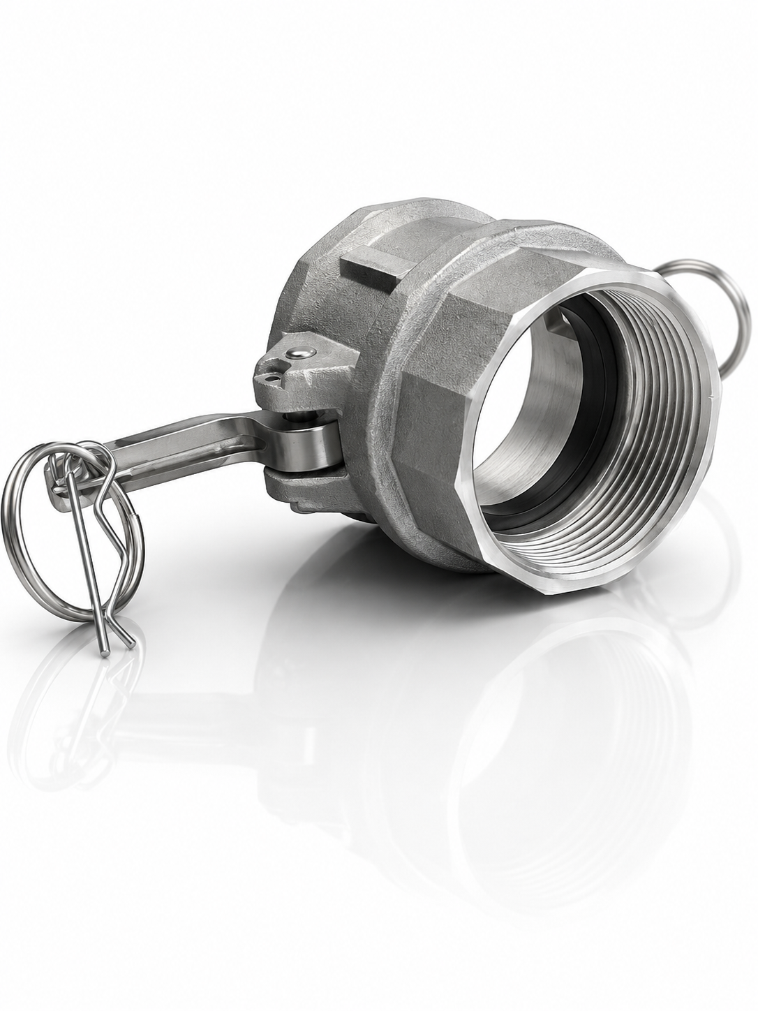 Conector Camlock Tipo D G75-D-AL hembra camlock de 3/4" x rosca hembra de 3/4"