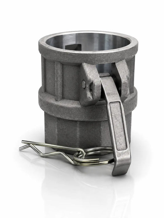 Conector Camlock Tipo D G400-D-AL hembra 4" x rosca hembra NPT de 4" RLC