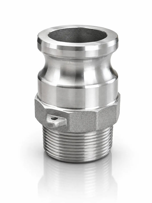 onector Camlock Tipo F G150-F-AL macho de 1-1/2" x rosca macho NPT de 1-1/2" RLC