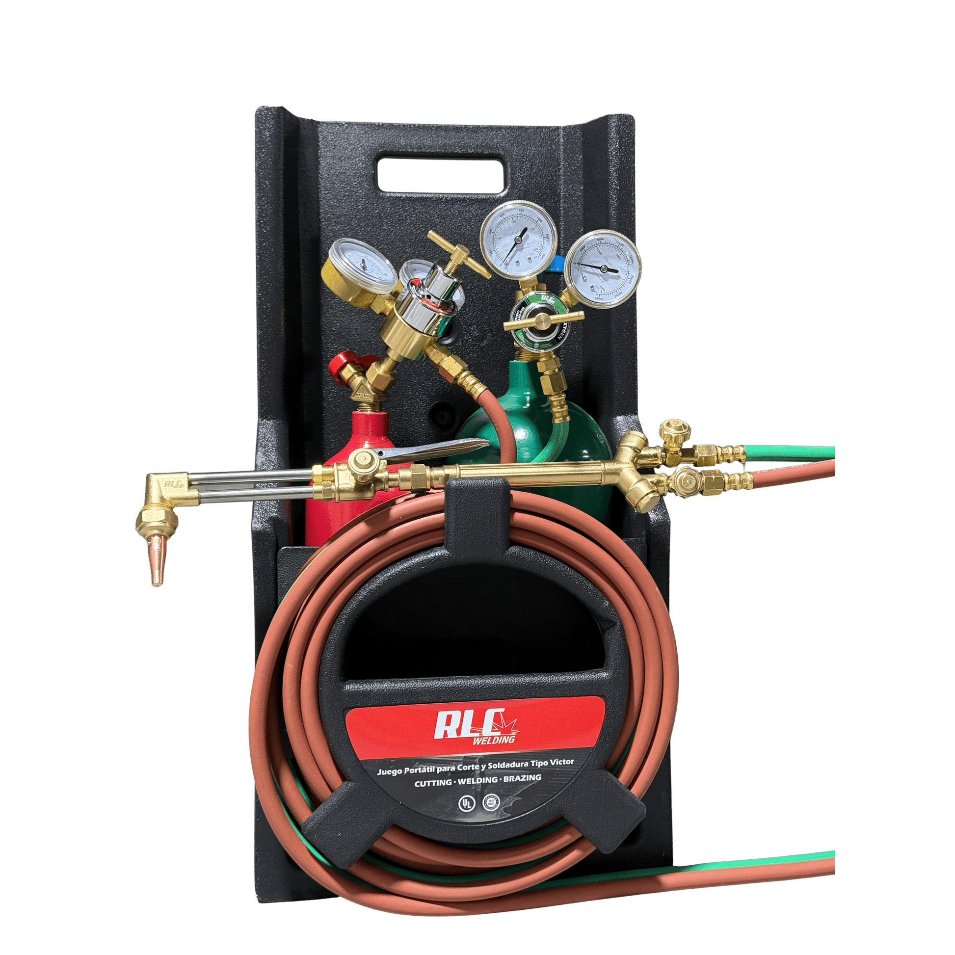 Equipo Oxicorte Portátil Acetileno Oxígeno 2 Tanques RLC WELDING