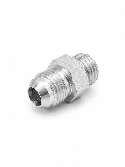 Adaptador Recto JIC 37° Macho 5/16" x O-Ring Macho 3/8" Hidraulico