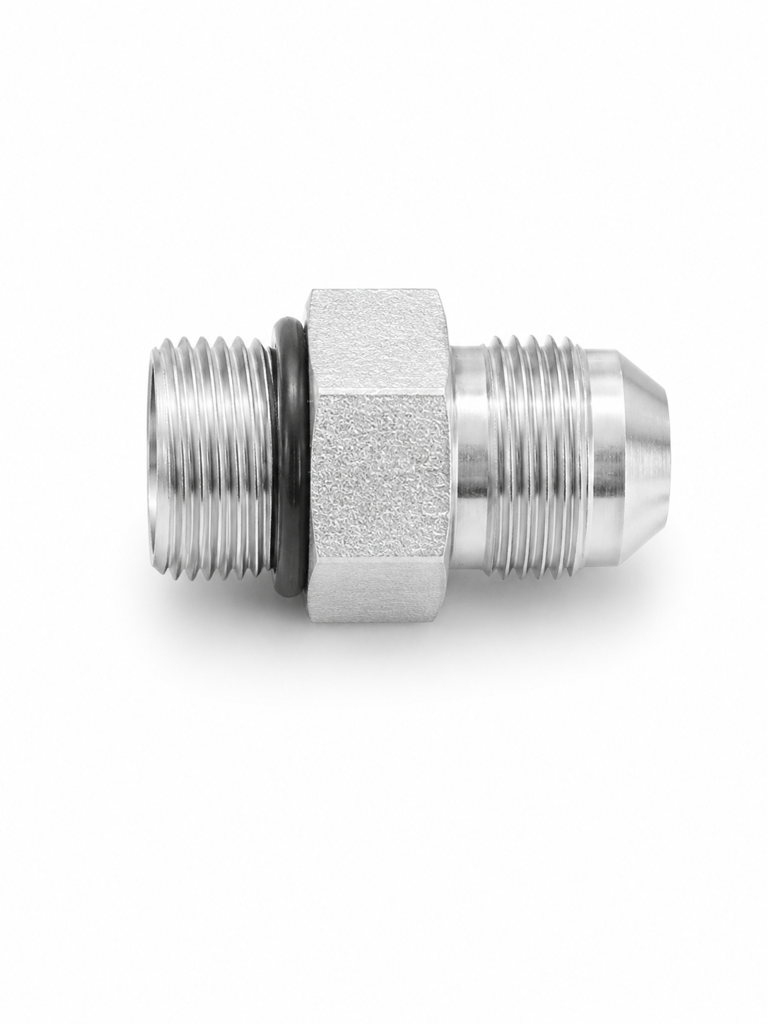 Adaptador Recto JIC 37° Macho 5/16" x O-Ring Macho 3/8" Hidraulico