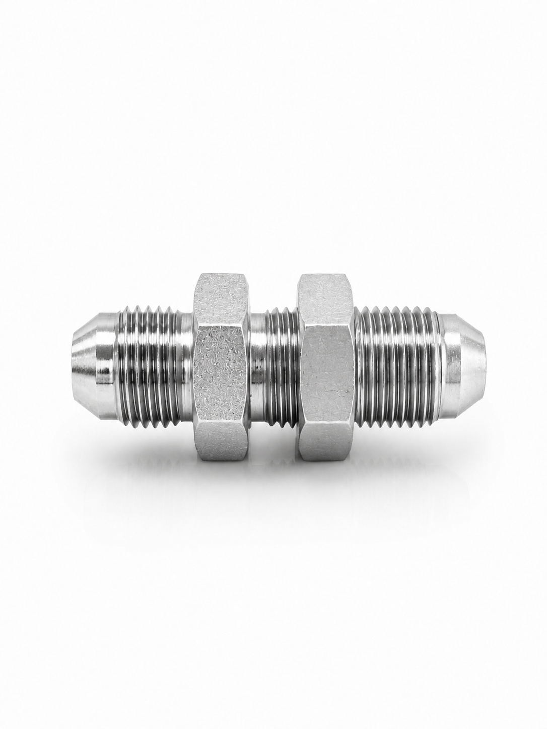 Adaptador Pasamuros JIC 37° Macho 5/8" x 5/8" Bulkhead Hidraulico