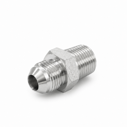 Adaptador Recto JIC 37° Macho 5/16" a NPT Macho 1/8" Hidraulico