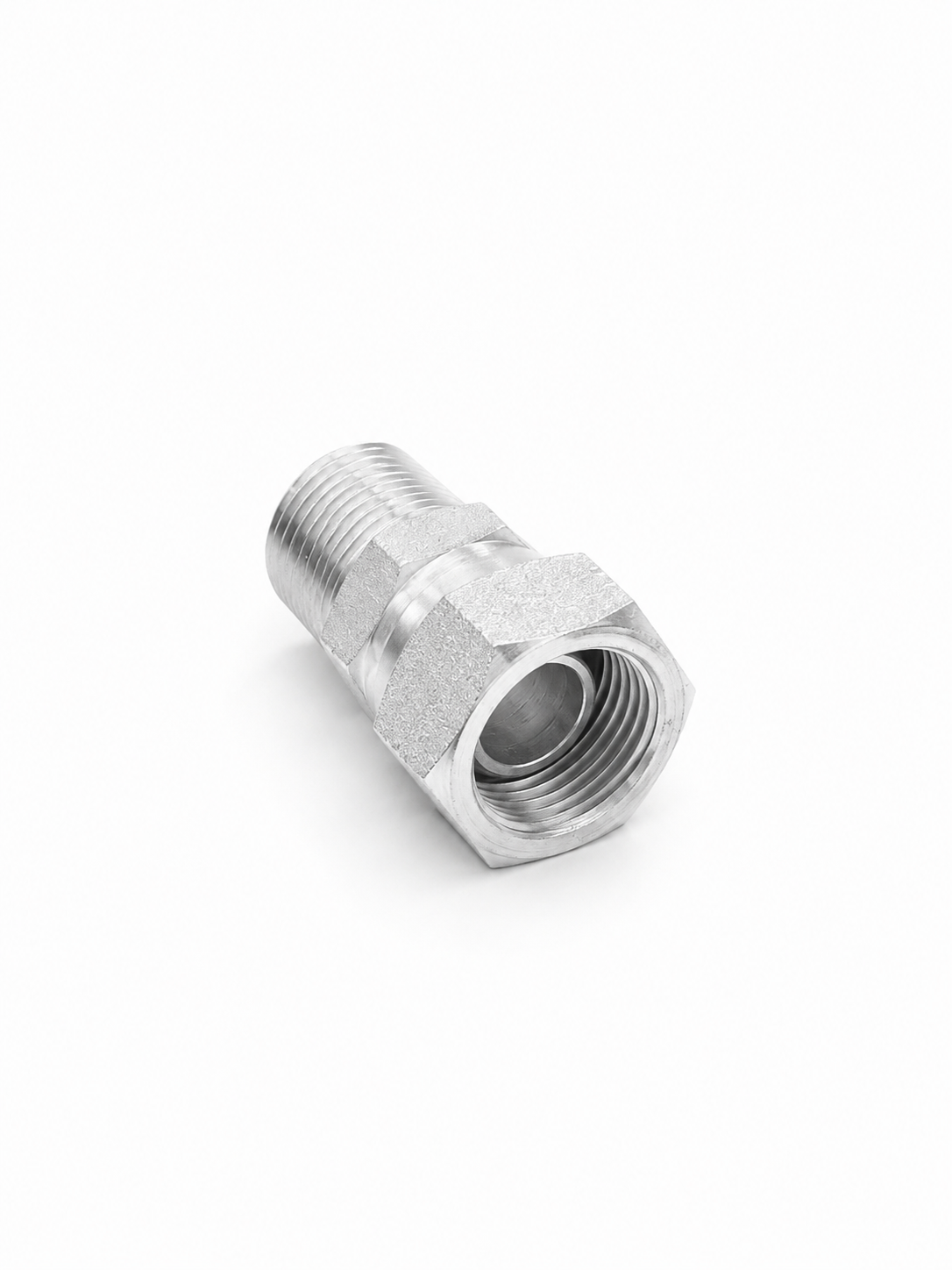 Adaptador NPT Macho 3/8" x NPSM Hembra 3/8" Recto Hidraulico