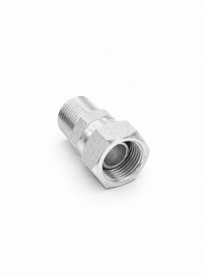 Adaptador NPT Macho 3/8" x NPSM Hembra 3/8" Recto Hidraulico