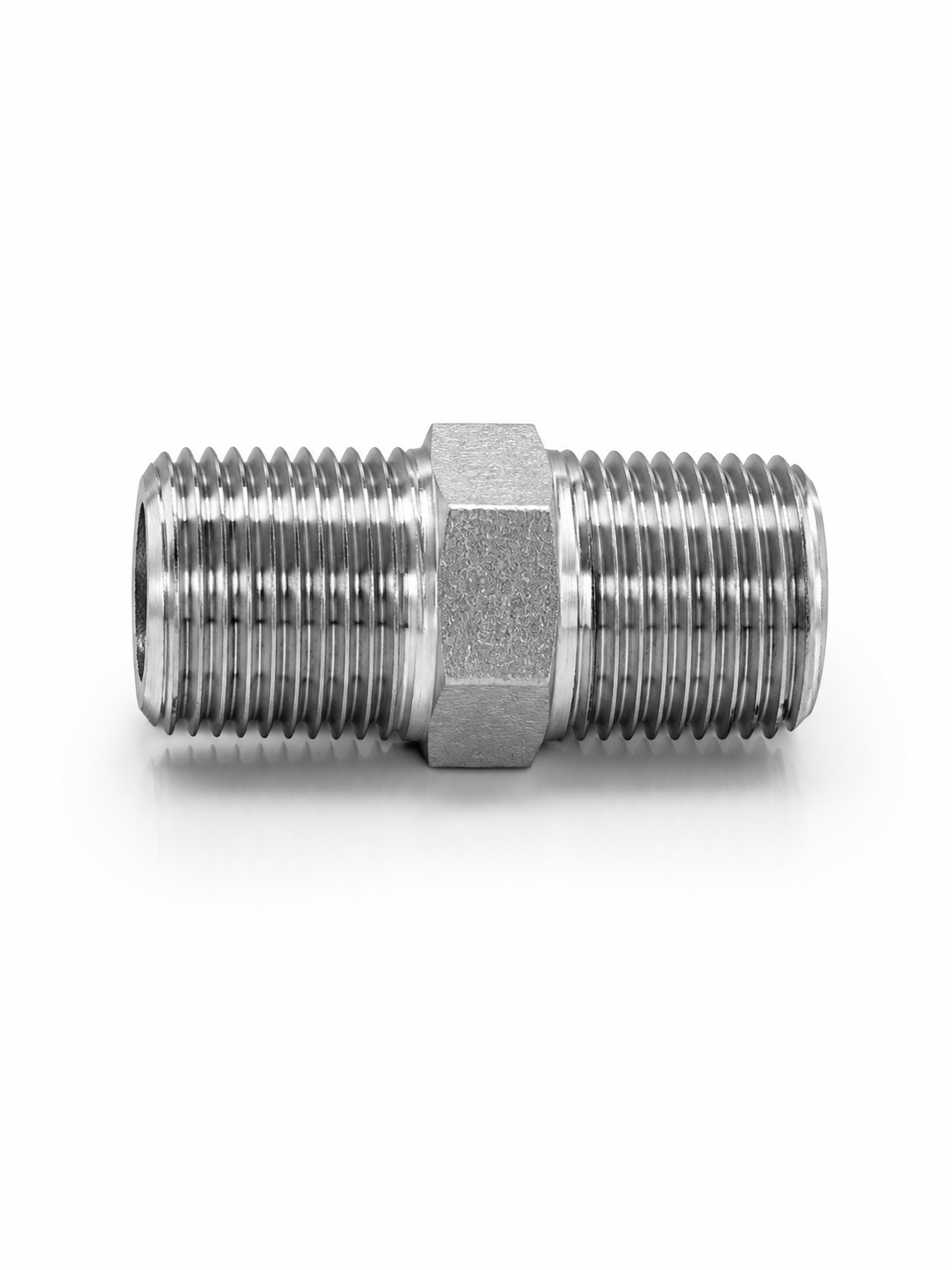 Adaptador Niple NPT Macho 1" x 1" Recto Hidraulico