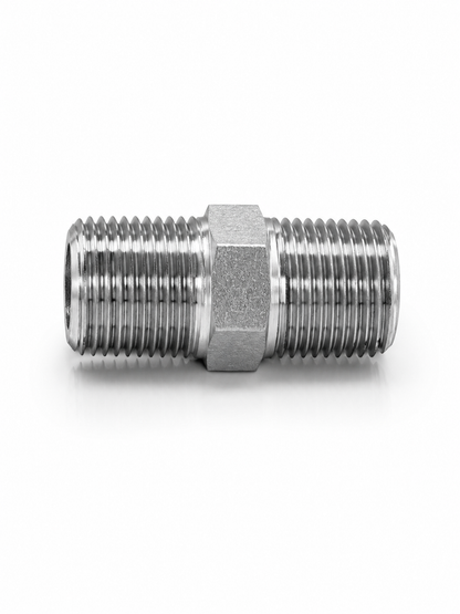 Adaptador Niple NPT Macho 1" x 1" Recto Hidraulico
