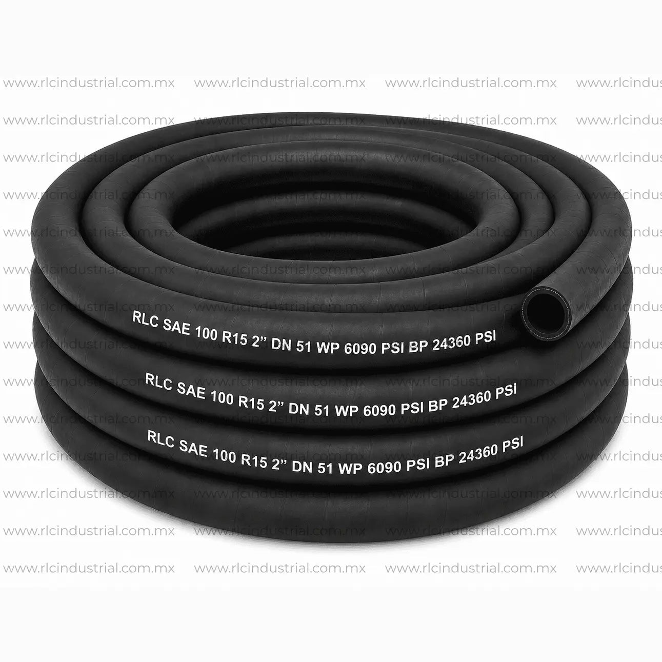 Manguera Hidráulica (32) 2" SAE 100 R15 6090 Psi. - 4 Mallas RLC RLC