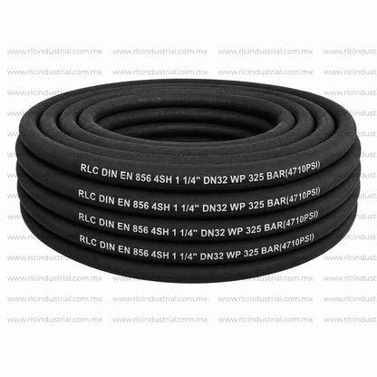 Manguera Hidráulica (20) 1-1/4" SAE 100 R15 4710Psi. - 4 Mallas RLC RLC