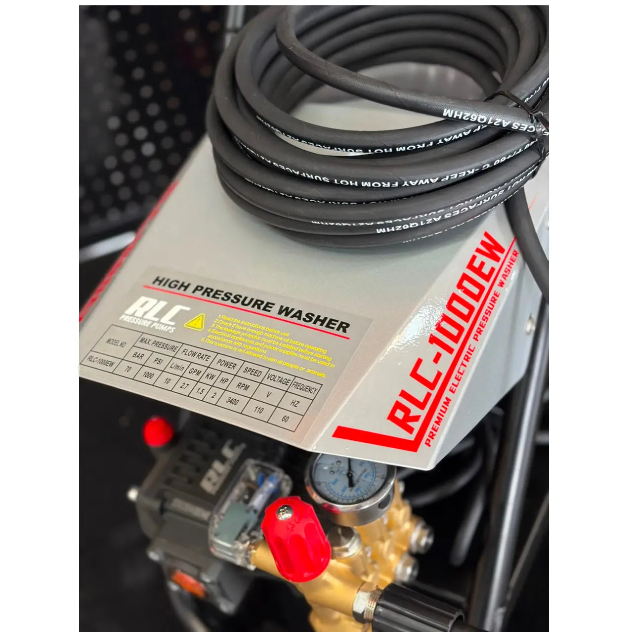 Hidrolavadora Industrial de Alta Presión RLC 1000HR 110V RLC