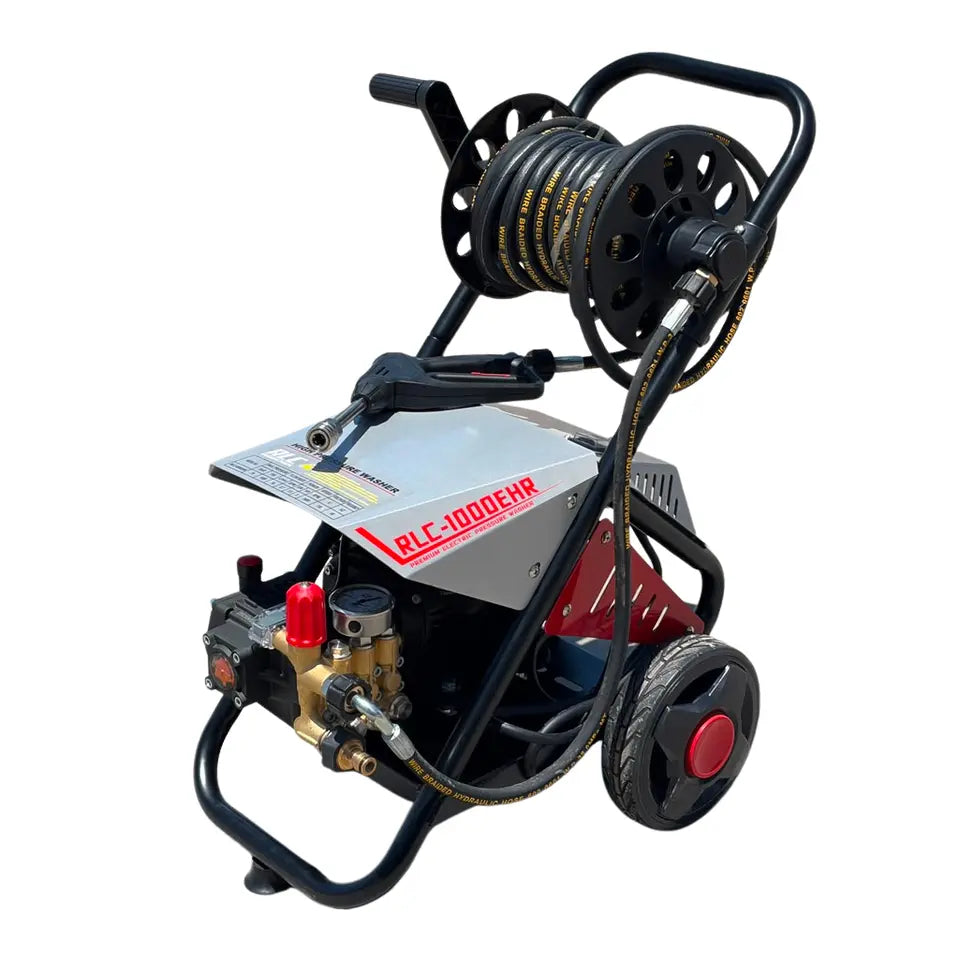 Hidrolavadora Industrial de Alta Presión RLC 1000HR Con Carrete Retractil 110V RLC