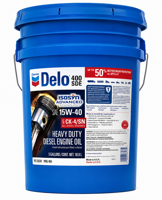 Aceite Chevron DELO 400 15W40 RLC