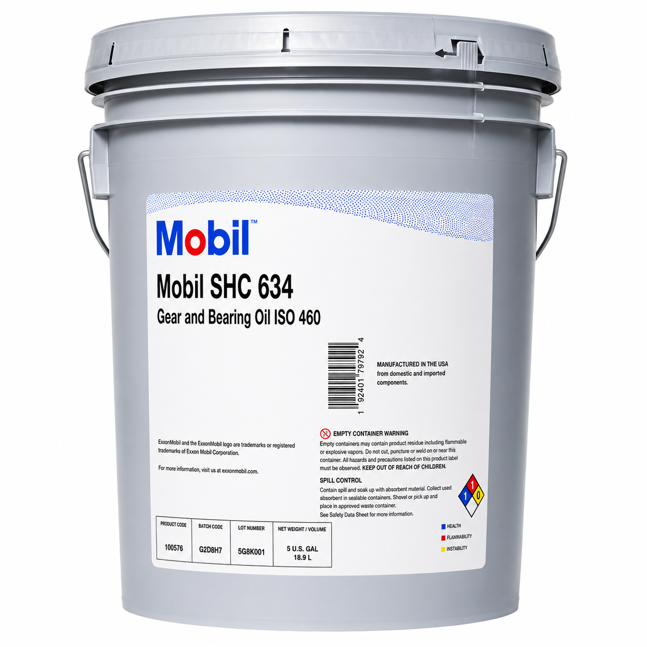 Aceite Mobil SHC 634 cubeta RLC