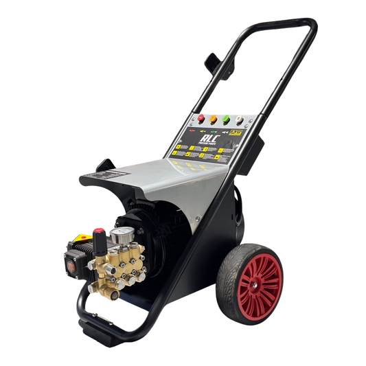Hidrolavadora Electrica Industrial 4,000 Psi 220v 3 Fase Rlc Gris